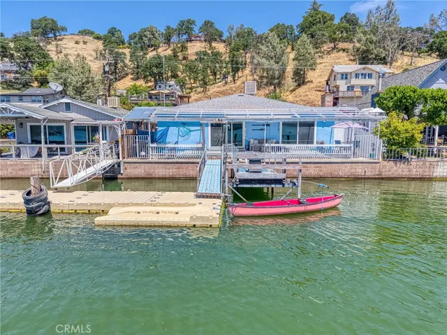 Floating dock with Jet ski port