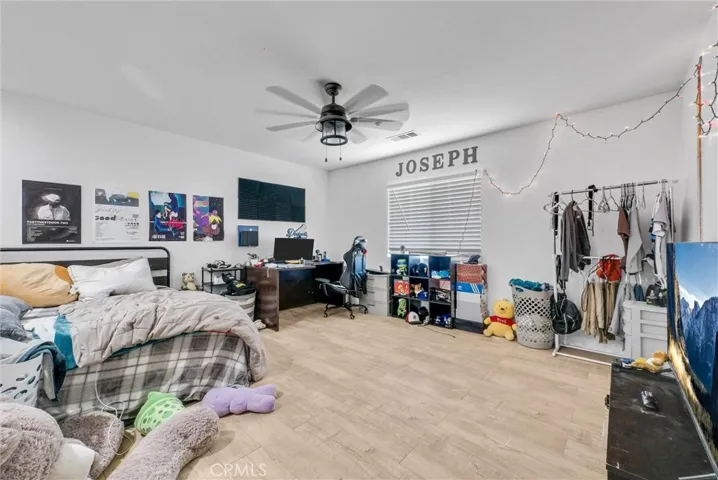 loft used as a bedroom