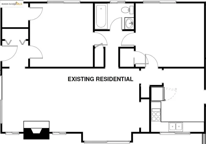 Residential unit floorplan