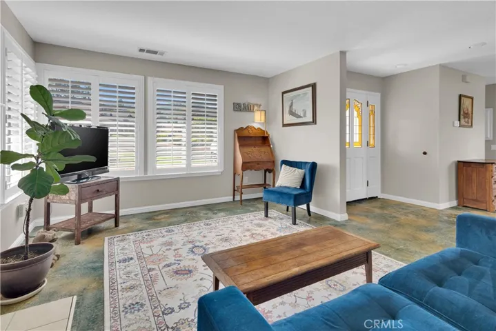 Living room and entry