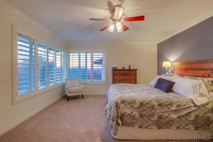 Stunning primary bedroom with breathtaking views every day!