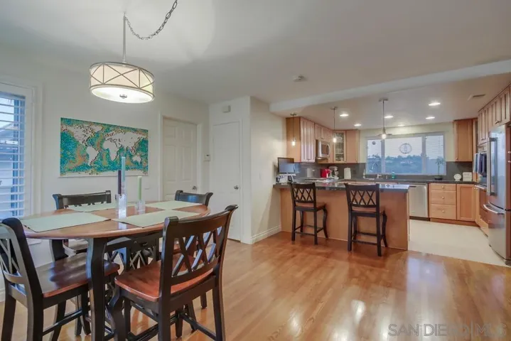 Breakfast area open to kitchen!
