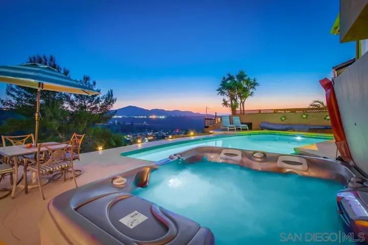 Sparkling pool plus stand alone spa and spa in pool!