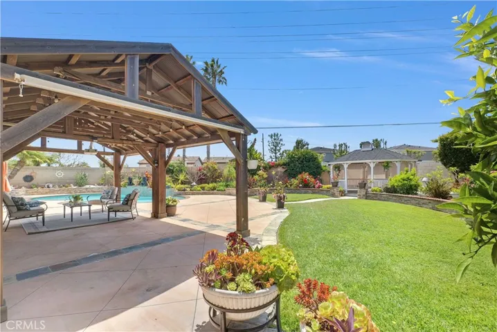 Covered Patio, Lawn, Pool, Gazebo