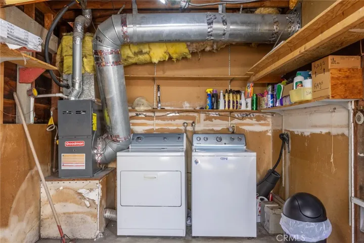 Washer/Dryer in the garage
