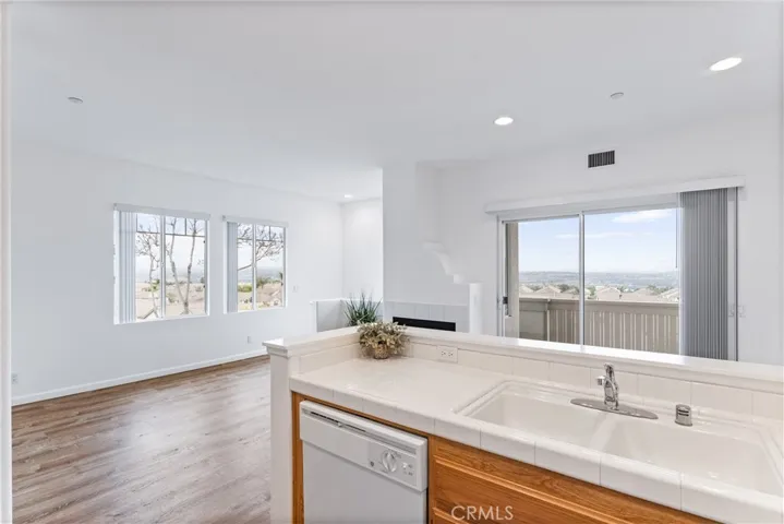 Kitchen opens to great room
