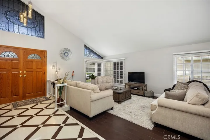 Gorgeous flooring with spacious living room.