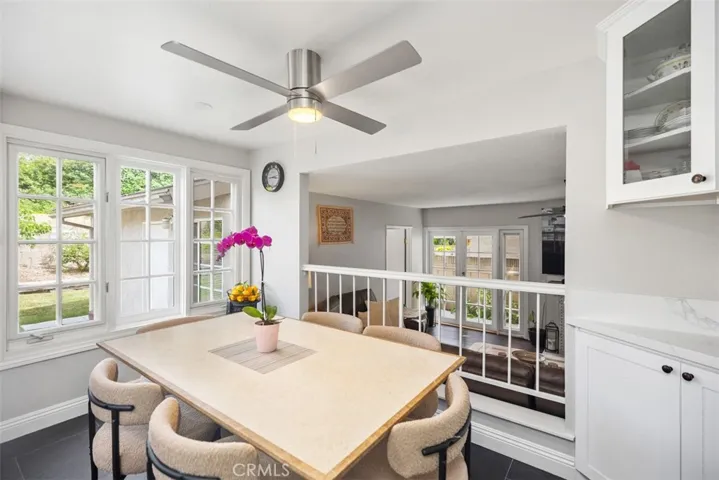 Kitchen dining area.