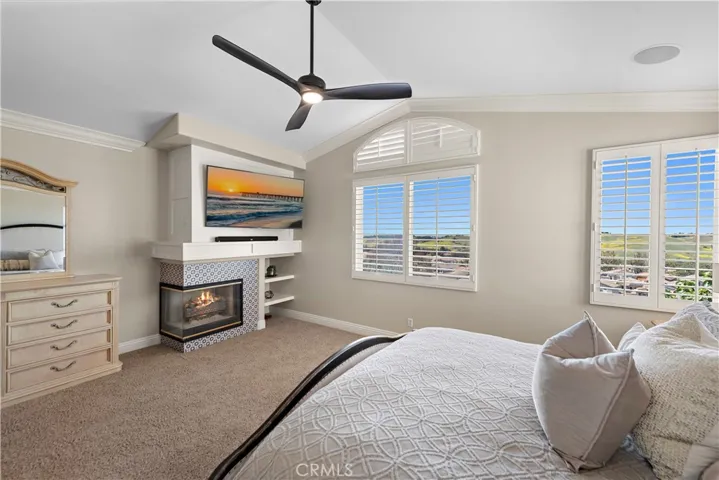 Large master suite looking out to amazing views.