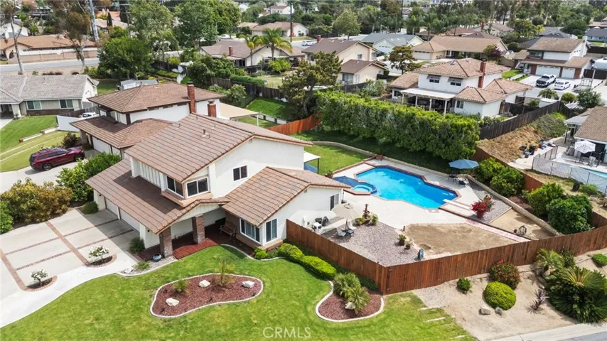 Huge corner lot.
