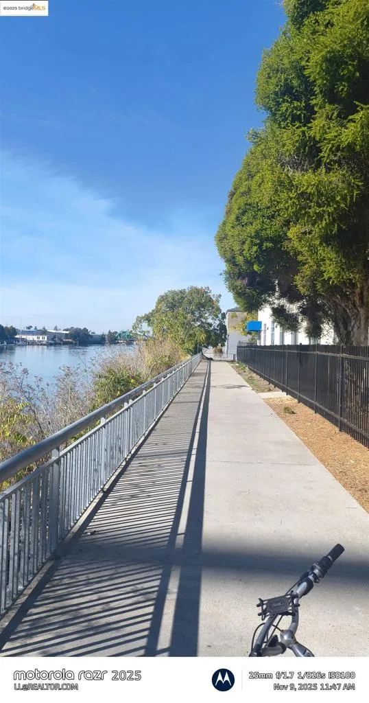 Surrounding community with a water view
