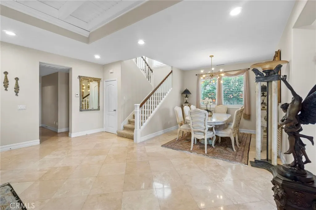 Dining Room + Downstairs Bedroom Location