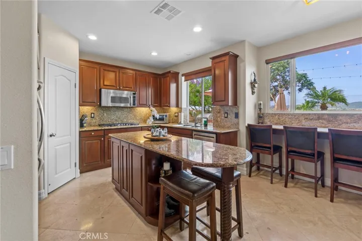 Kitchen and Mountain View