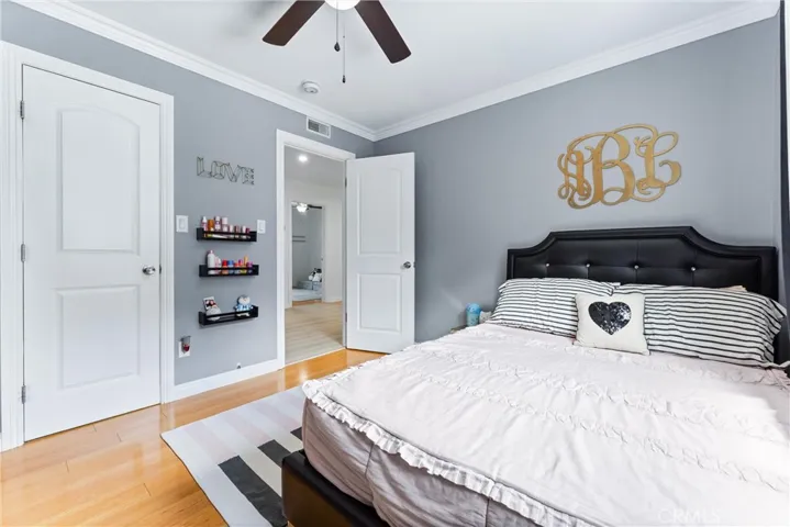 Bedroom #4 has a large walk-in closet!