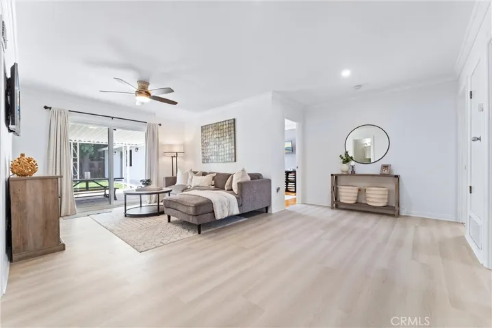 Separate family room is a perfect space to relax and watch TV or could be a great kids space as all three of the secondary bedrooms open into the space.