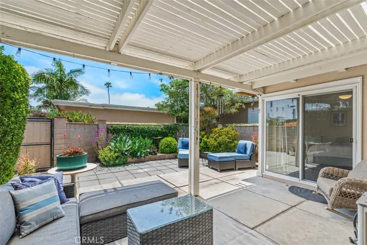 Private backyard
