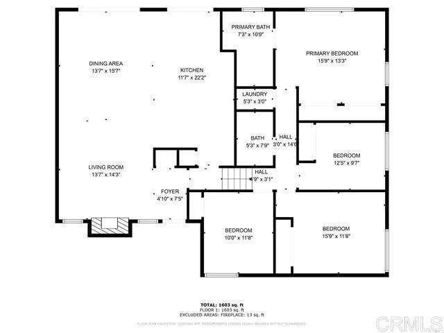 Main Dwelling floor plan