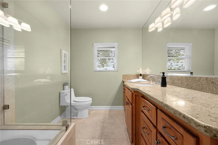 Shared, hallway bathroom