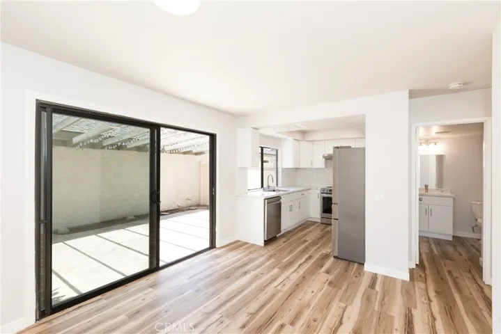 Dining area off the kitchen