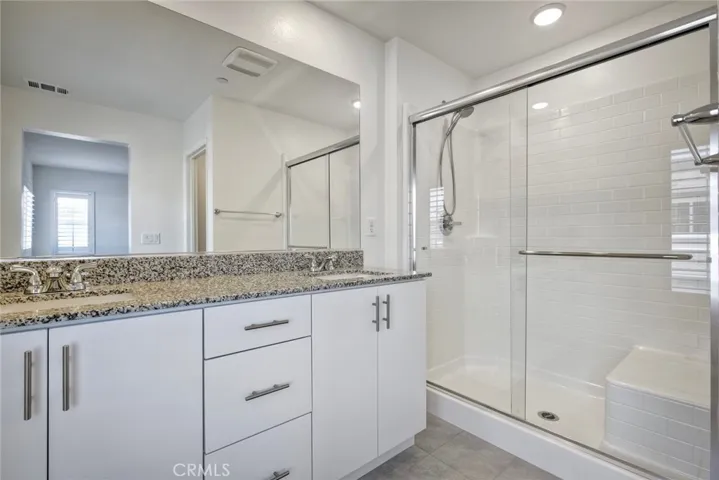 Master Bathroom With Dual Sink