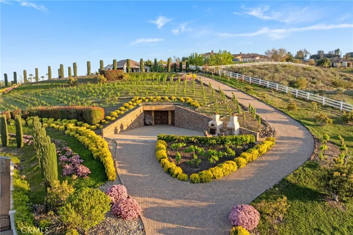 Aerial of Wine Bunker and Studio Home
