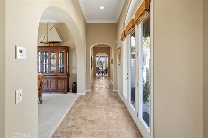 Main Home- Stone Floors and arches