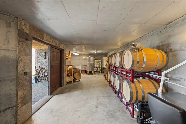 Interior of Wine Bunker