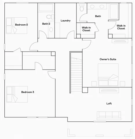 Residence 2 - Level 2 Floorplan