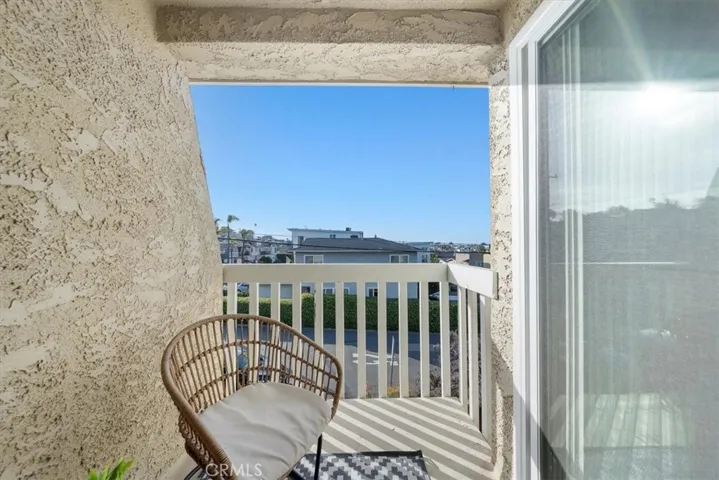 Private balcony