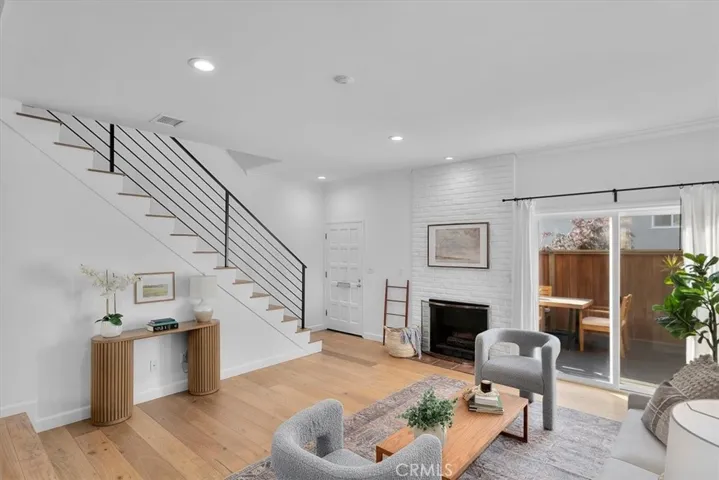Open living space with private patio