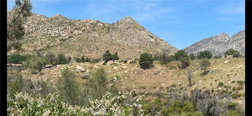 view from the rear of the property and balcony