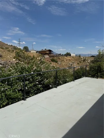View from rear balcony deck