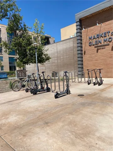 Everyone bikes or scooters here