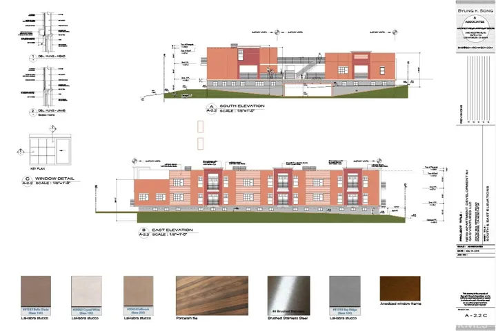 2 story 3 level building