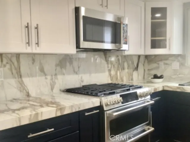 Brand new custom Porcelain counter tops throughout Chefs Dream kitchen