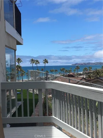 View off private deck clear blue water ,cool breeze