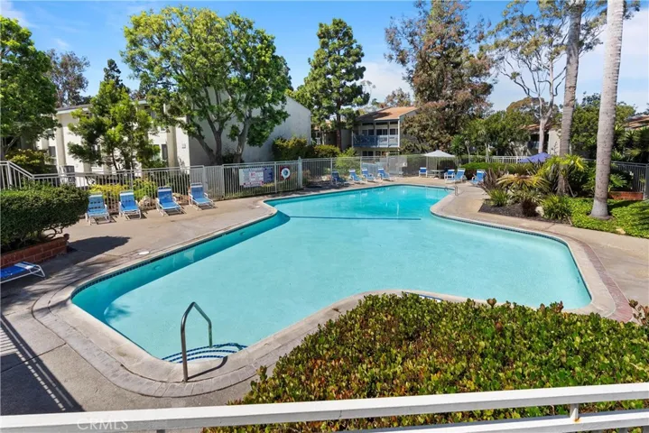 View of the pool from the clubhouse