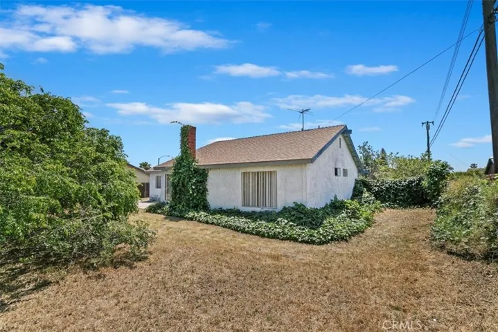 Large west side of home