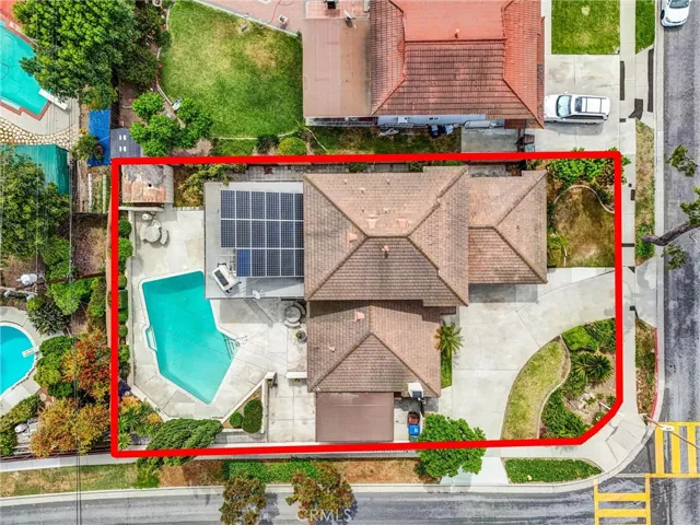 Large corner lot w owned solar