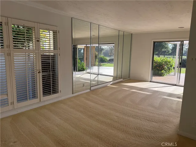 Dining area facing the living room