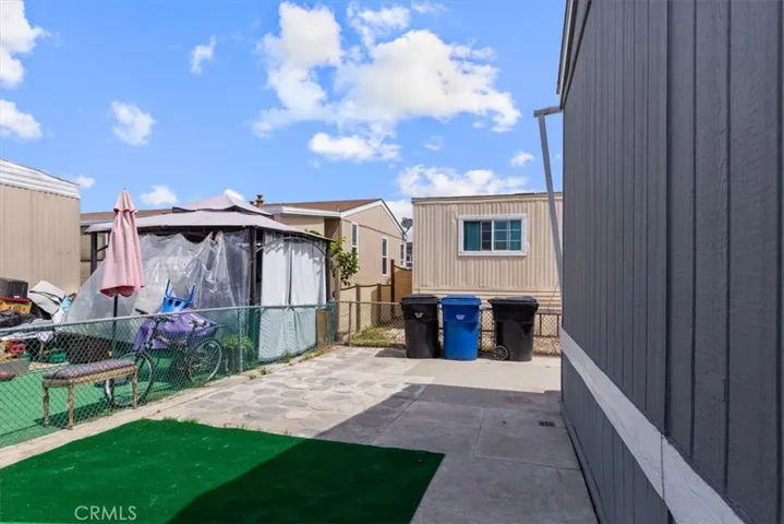 Outside Shed and patio area