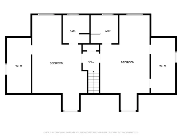 Second Level Floor Plan