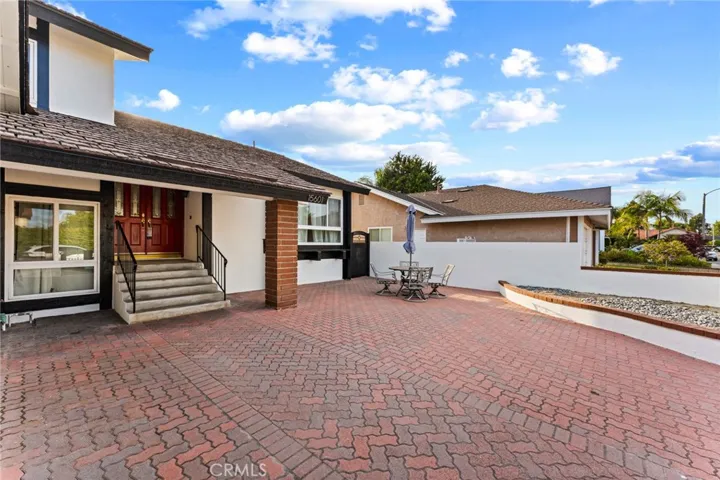 Huge Brick Inlay Front Courtyard