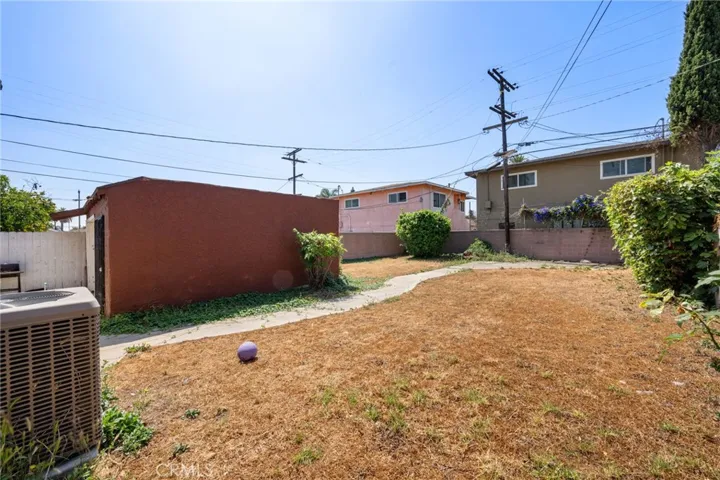 Rear Yard
