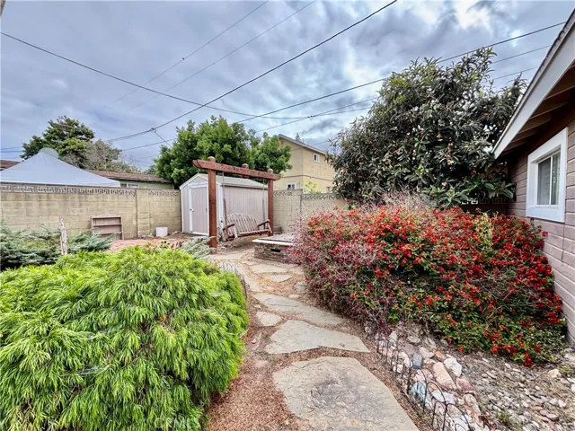 Yard area behind the back house