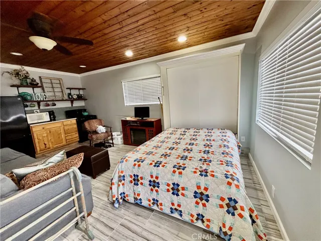 Murphy bed in back house