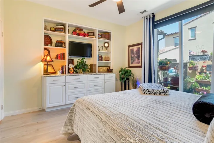 Master Bedroom/View of Private Patio