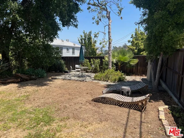 Back yard 4018 Los Feliz Blvd