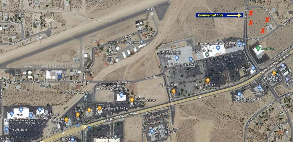Yucca Valley 4 Commercial Lots(2)