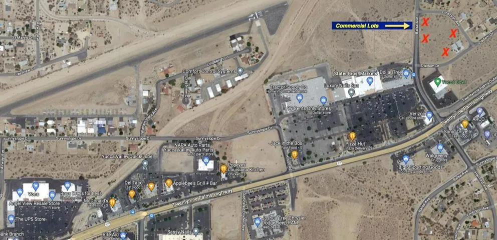 Yucca Valley 4 Commercial Lots(2)